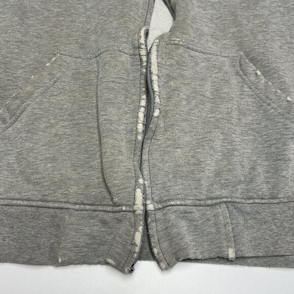 Vintage Anchor Blue Hoodie Sweatshirt Mens L Gray Y2K Surf Streetwear - Picture 5 of 16